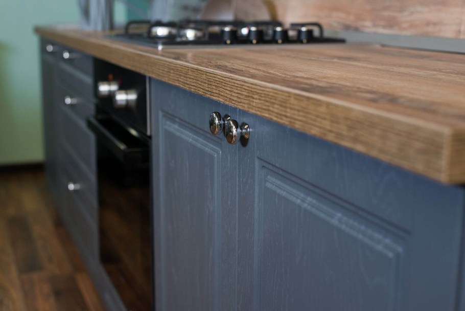 Кухня Мокка (дуб фактурный антрацит)