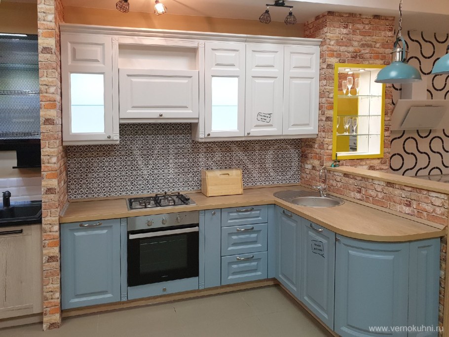 Кухня оливин дуб сонома