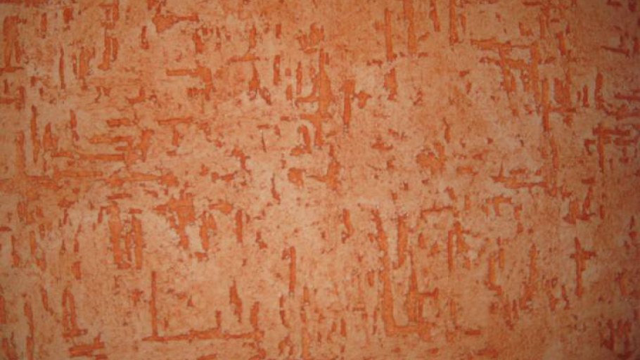 Покраска декоративной штукатурки в два цвета