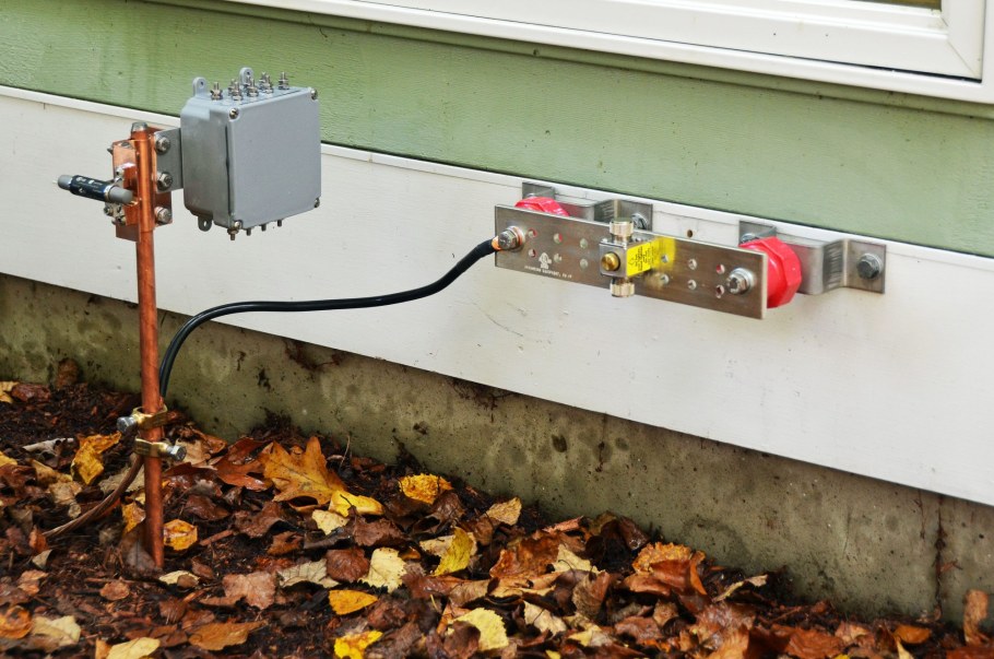 Электромонтаж модульного штыревого контура заземления