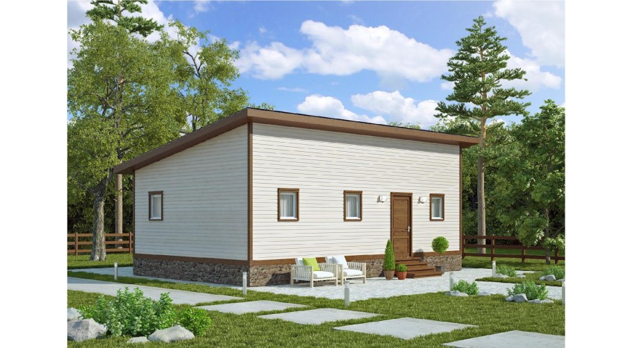 СИП дом 100м2 одноэтажный