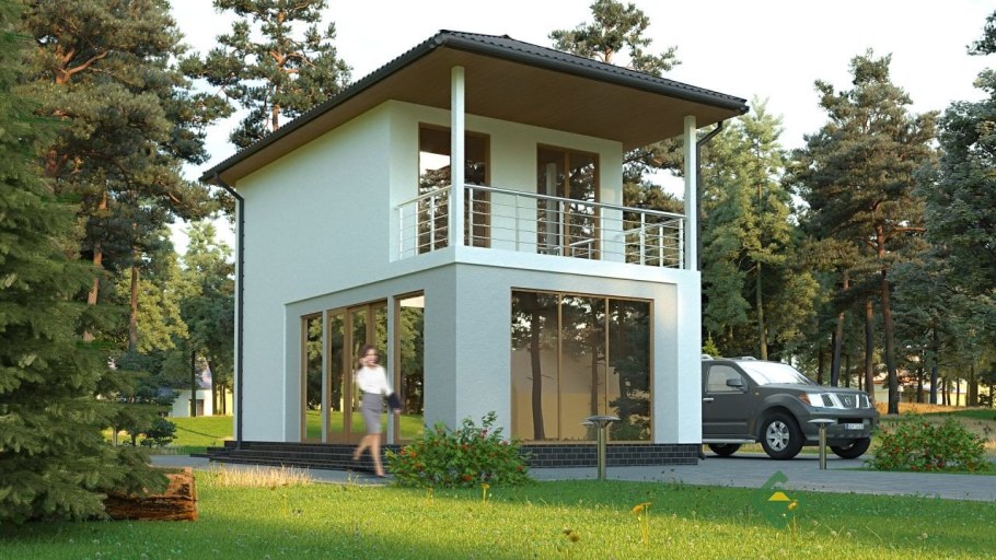 Двухэтажный дом 80кв