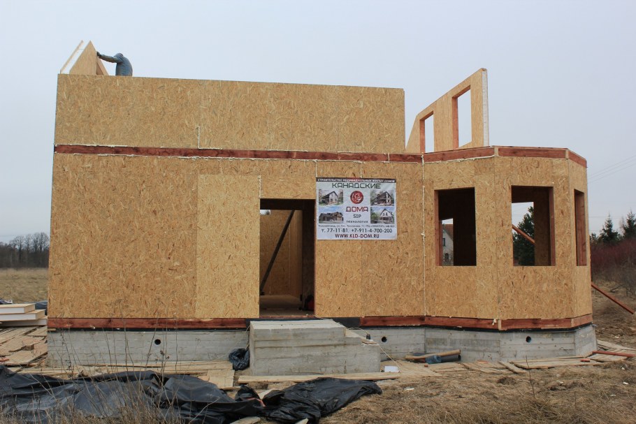 Коммуникации в доме из СИП панелей