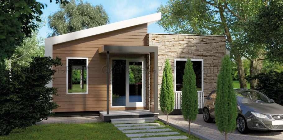 Одноэтажный домик из СИП панелей