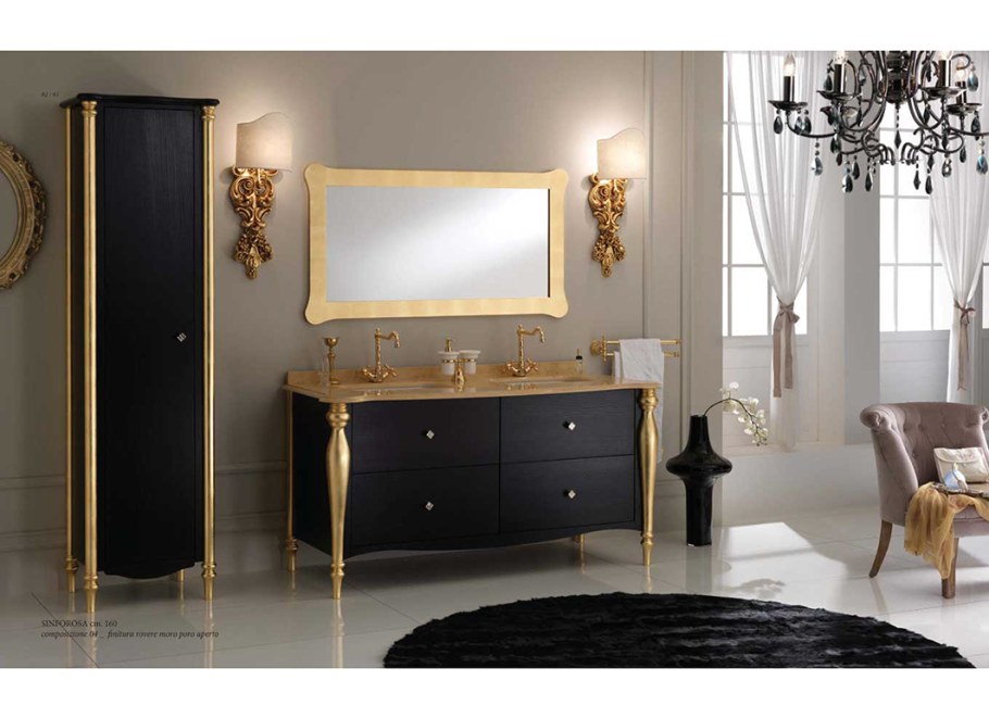 Тумба ванная арт деко