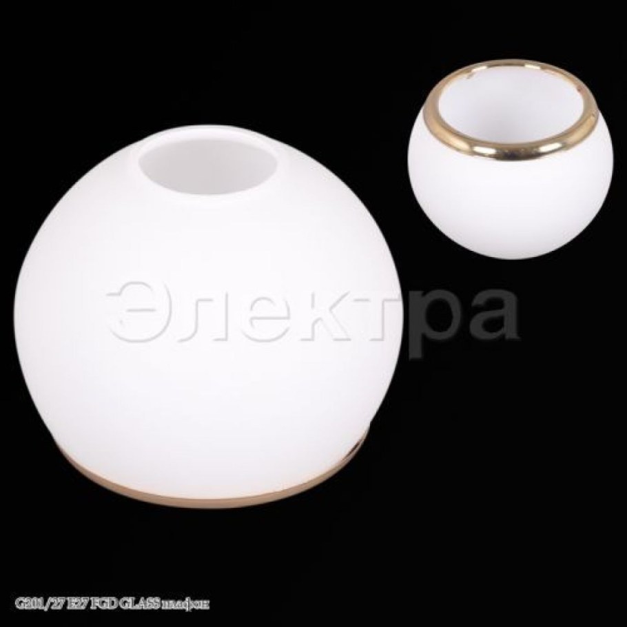 Плафон "полушар" краш. "Волна" е27, белый (ГС-527кв) (8)