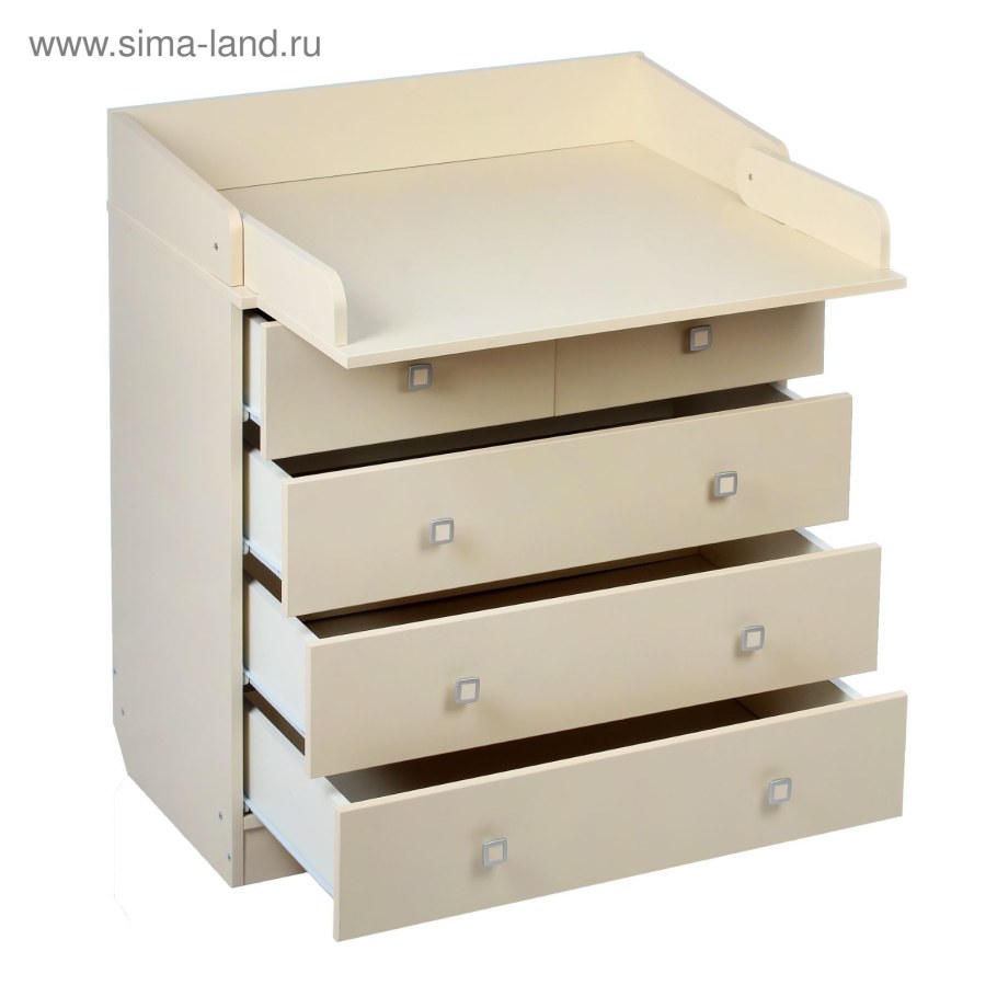 Пеленальный комод Фея 1780 венге-бежевый