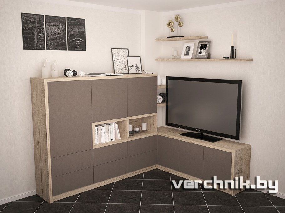 Угловые тумбы и комоды под телевизор