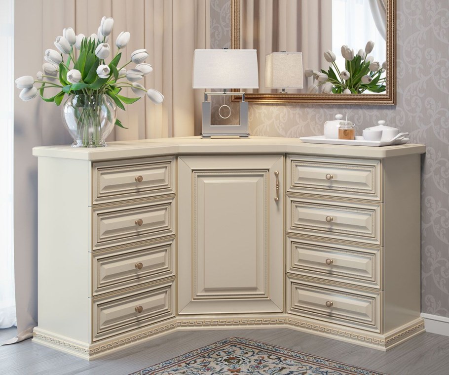 Угловой комод для гостиной