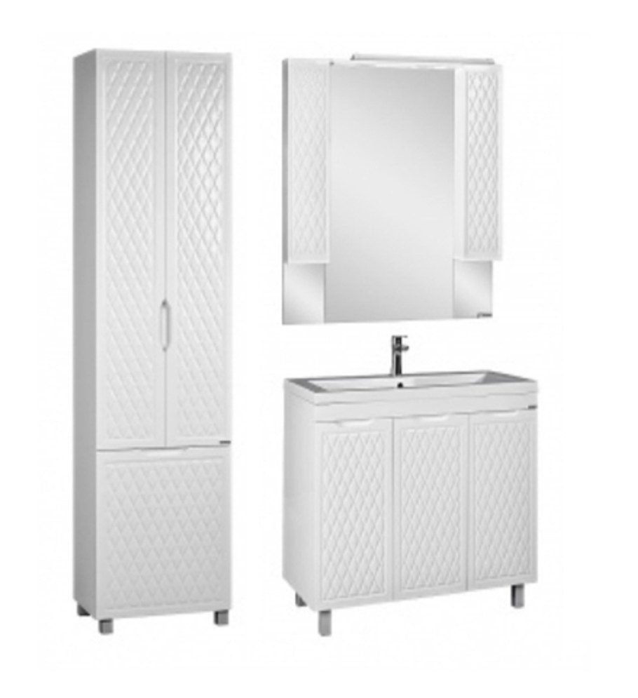 Тумба под умывальник "Andrea 75" 3d без ящика Домино