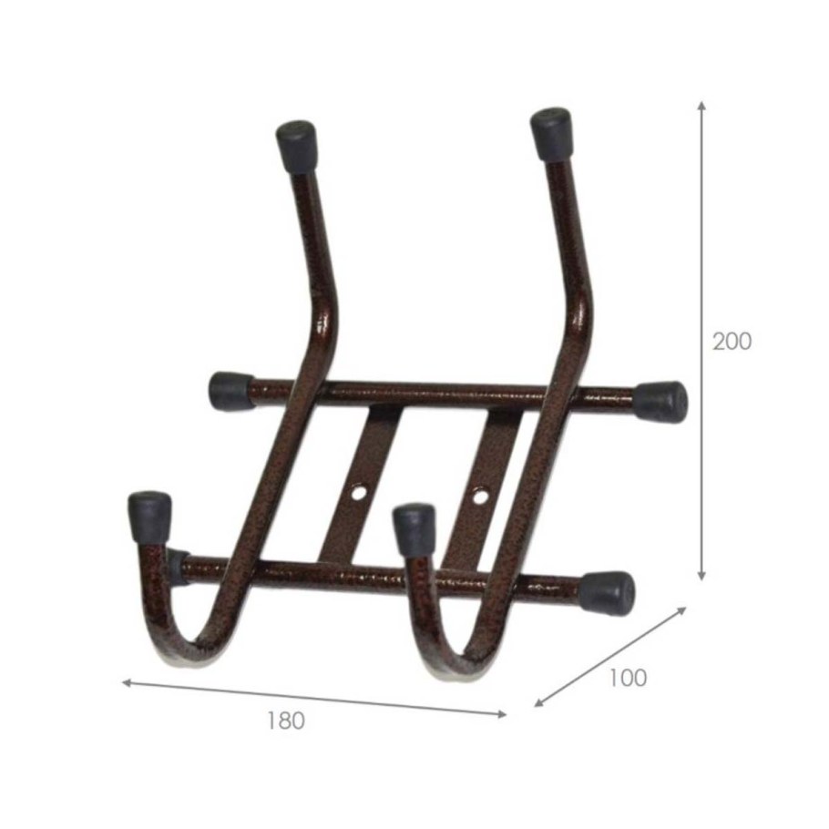 Вешалка настенная 5-х рожк. Труб. Коричн. Внт5 (10)
