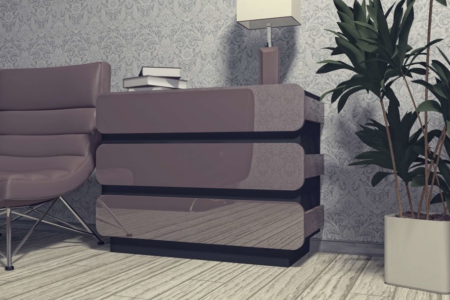 "Модерн 8" глянцевый комод