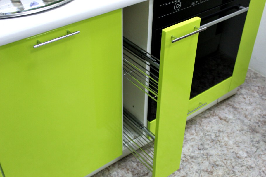 Кухонный гарнитур "Алиса 9" венге/лайм