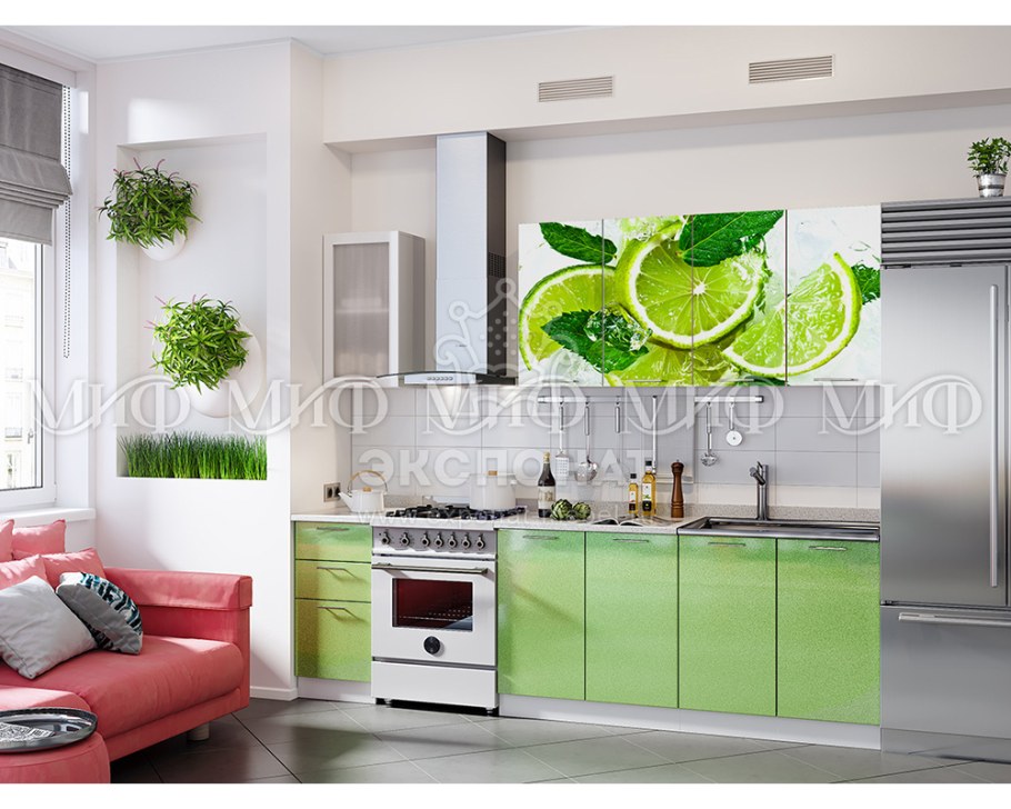 Кухня 2,0 м Люкс Прима