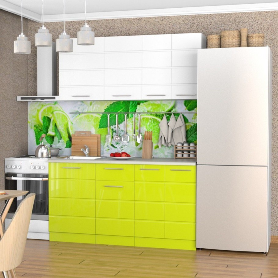 Кухня София лайм 1.6