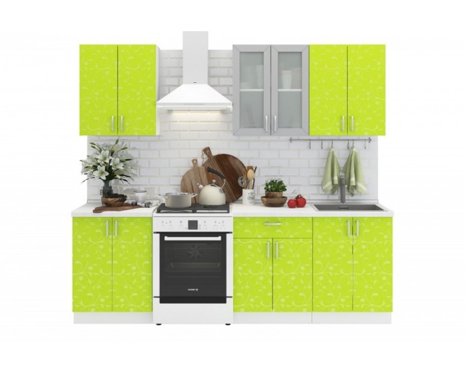 Кухня угловая олива 1.5 на 1.5