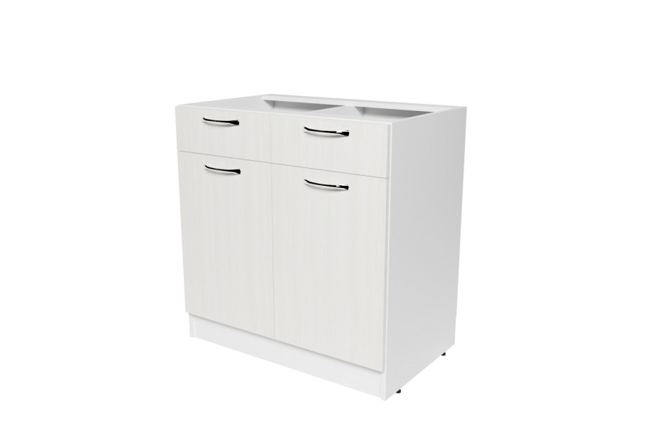 Народные кухни Герда белый глянец