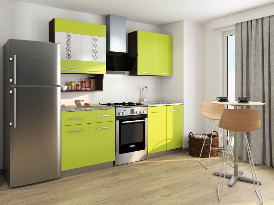 Кухня София-3 венге/лайм