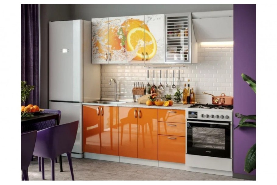 Кухня "контемп принт комфорт" 1,6 м (Виола Нео)