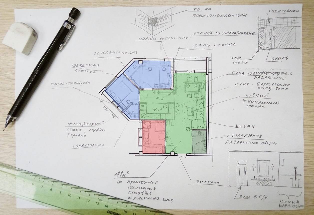 Проект перепланировки. Эскиз проекта перепланировки квартиры. Перепланировка помещения чертежи. Перепланировка индивидуального жилого дома.