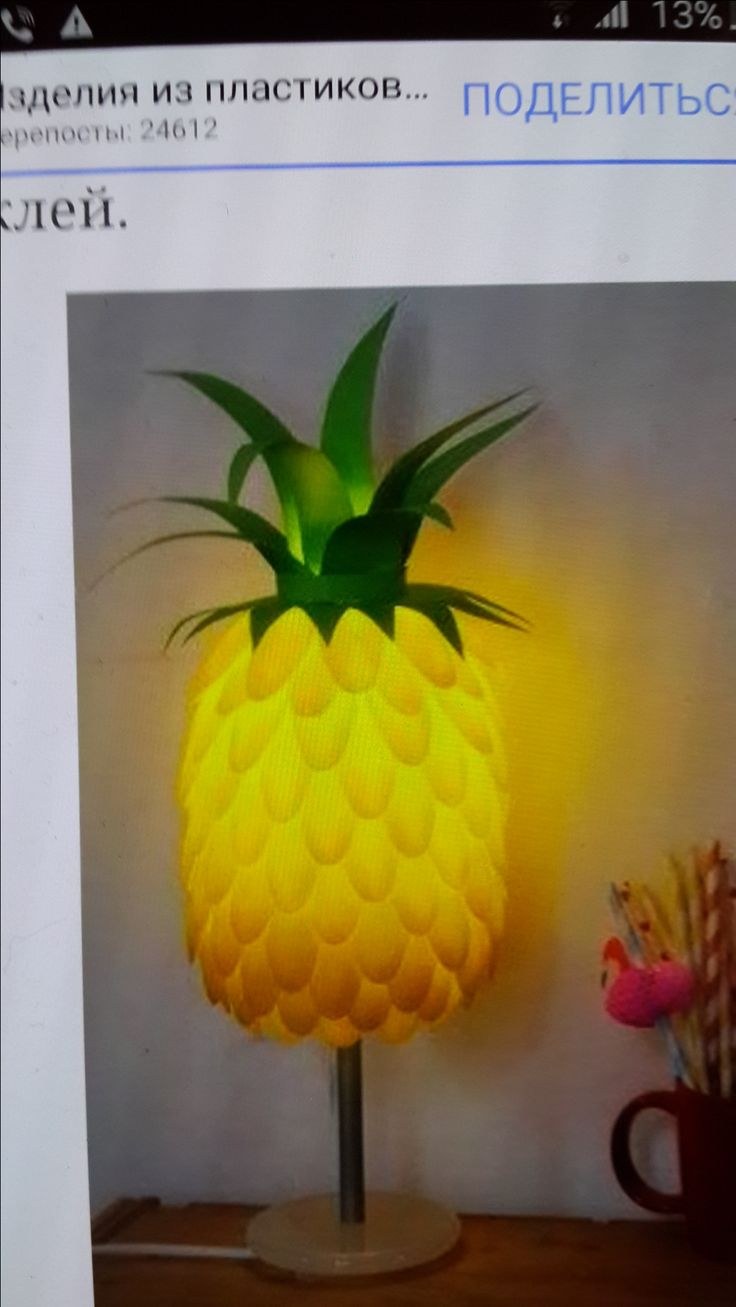 Декор из одноразовой посуды