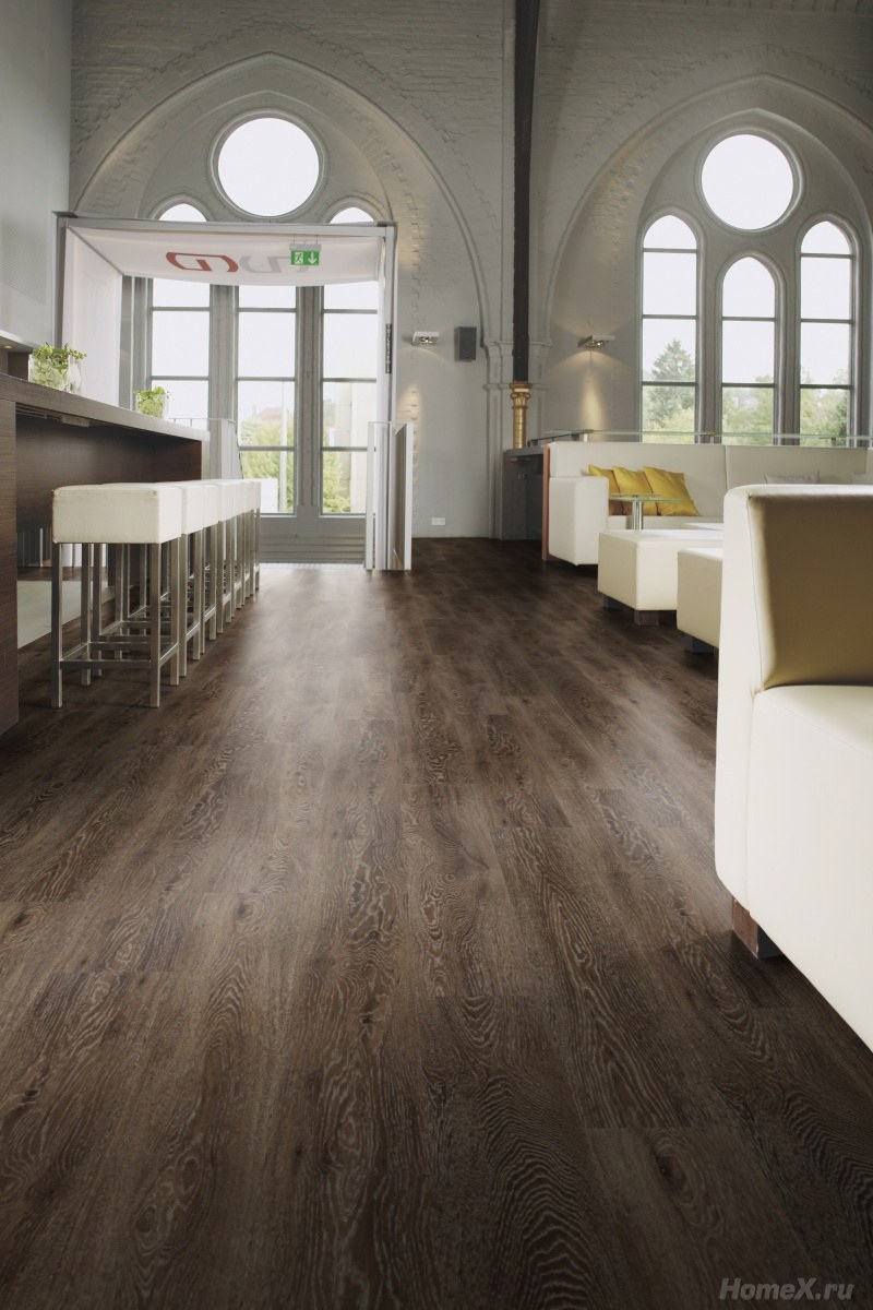 Ламинат Кастамону дуб каньон черный