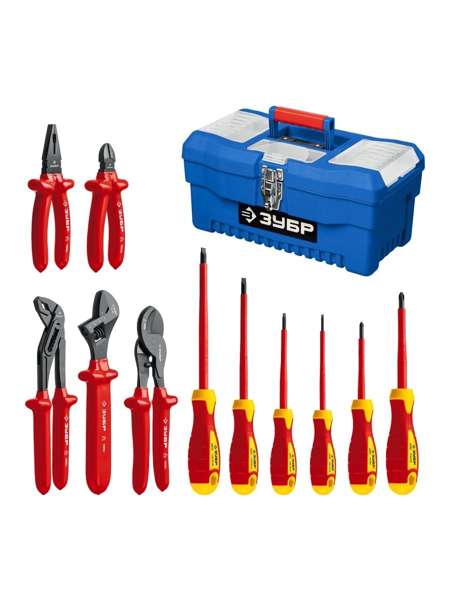 Набор губцевый инструмент диэлектрический высоковольтный до 1000в