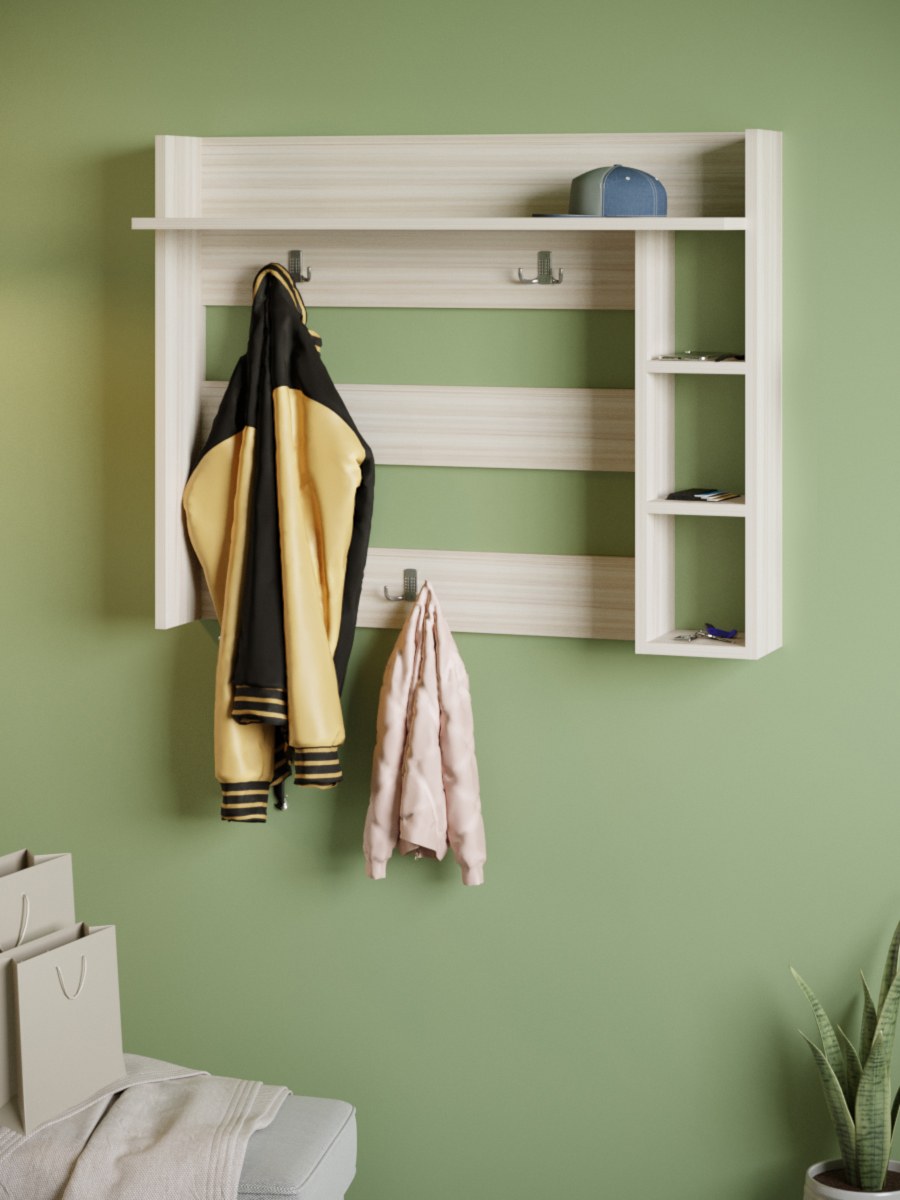 Компактные вешалки настенные