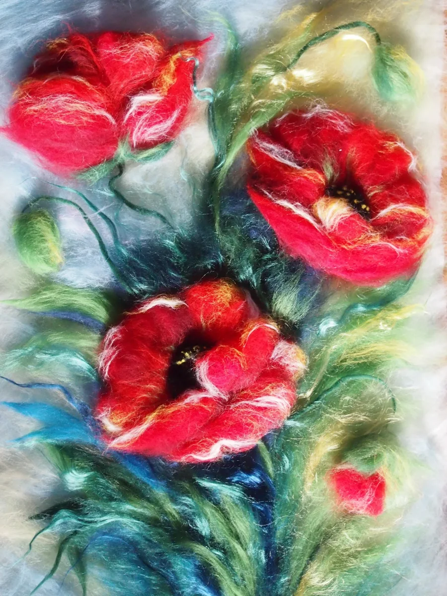 Шерстяная акварель Марина Аскерова