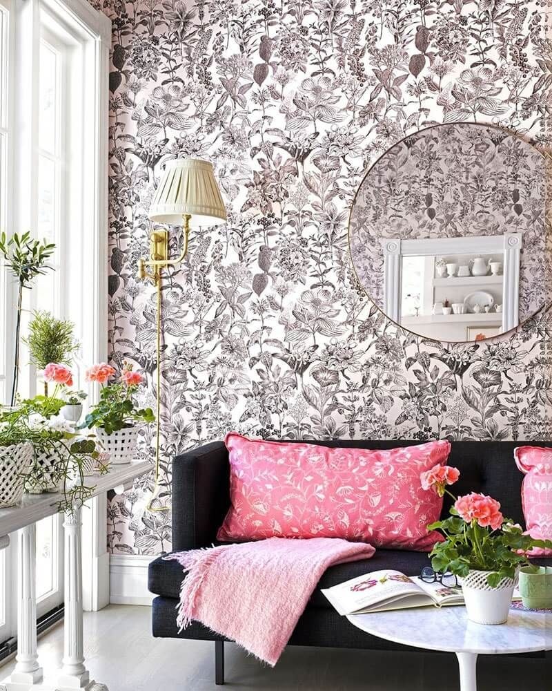 Орхидеи и пейсли в интерьере