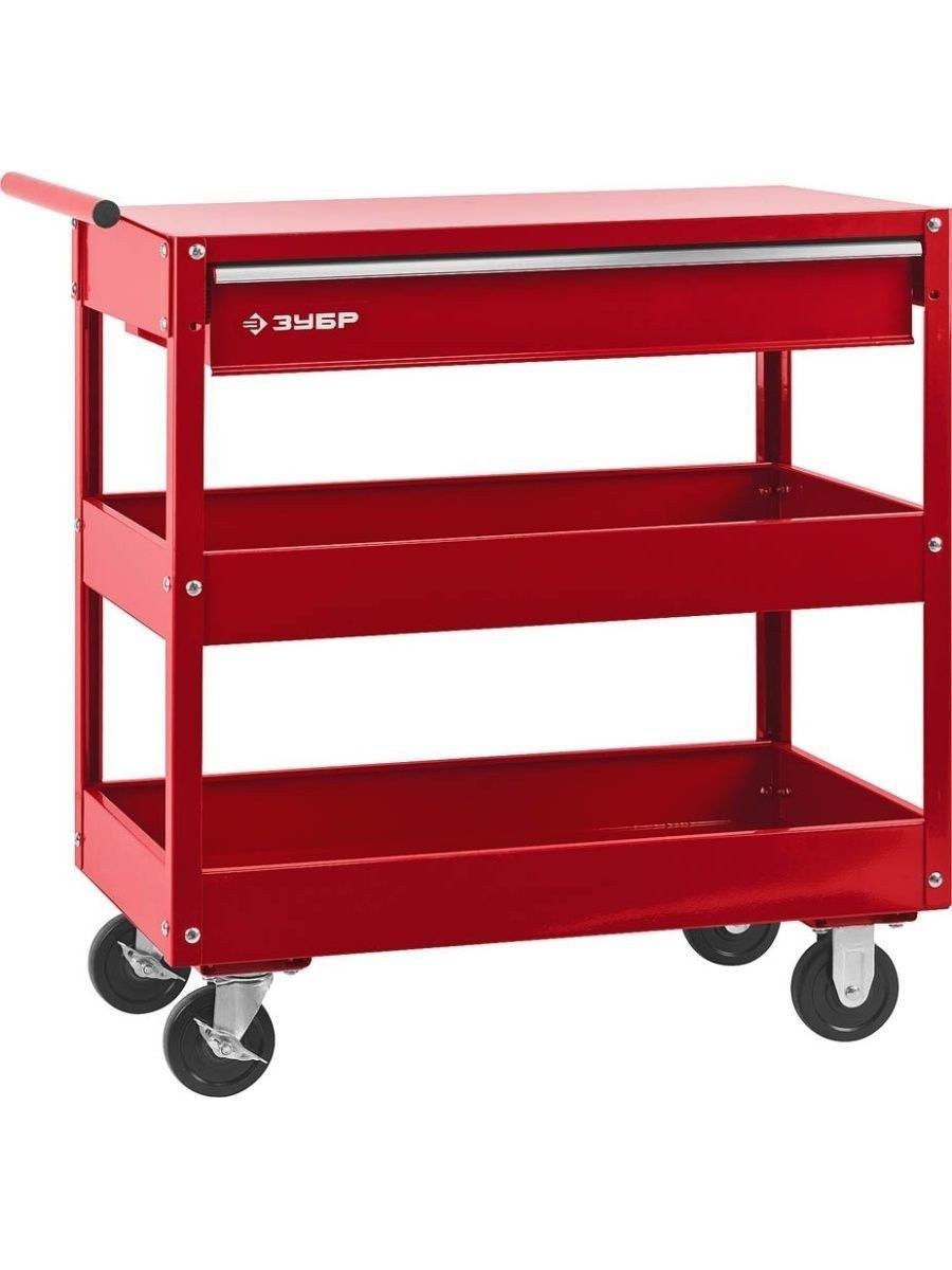 Тележка инструментальная 7 секций красная (69 фото)