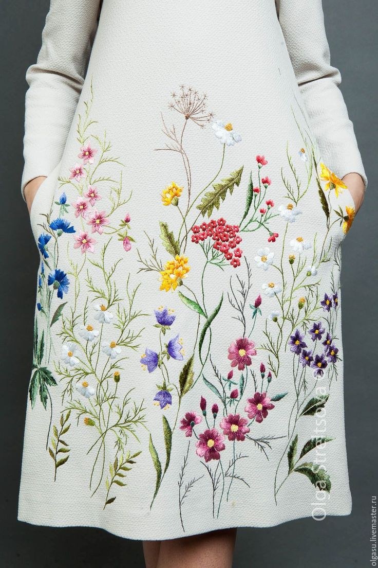 Вышивка на одежде