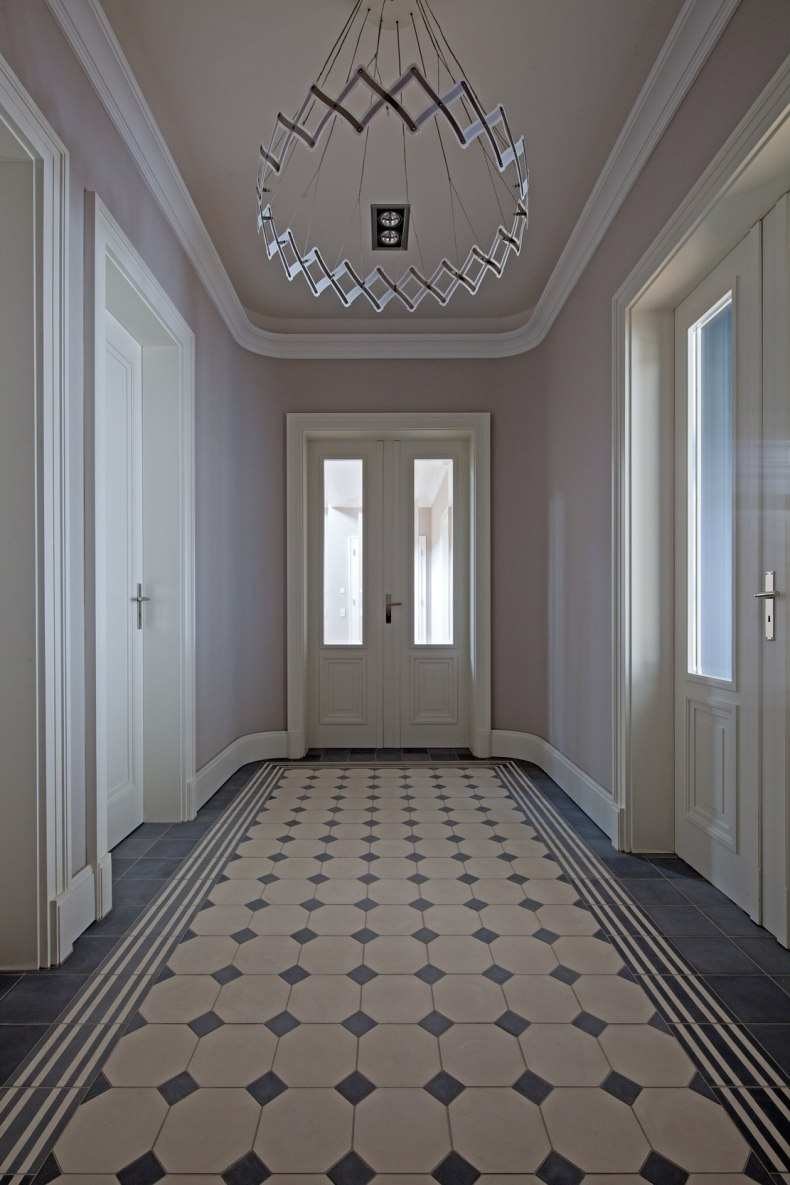 Метлахская плитка в стиле арт деко