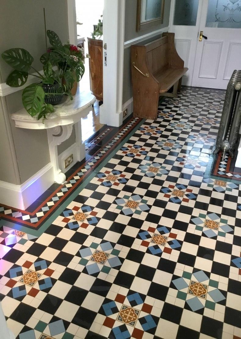 Метлахская плитка в интерьере