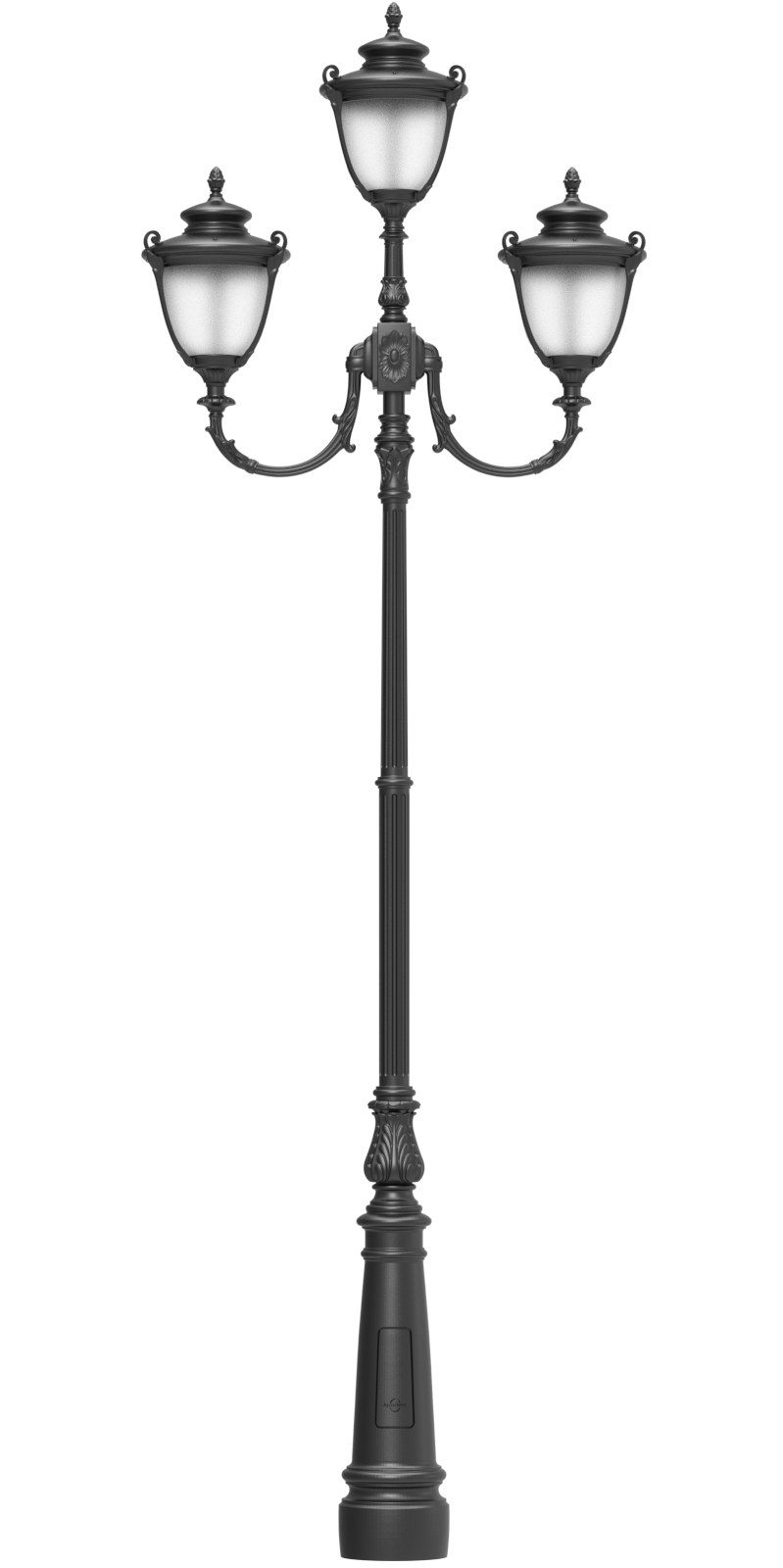 Тумбы чугунные опоры освещения