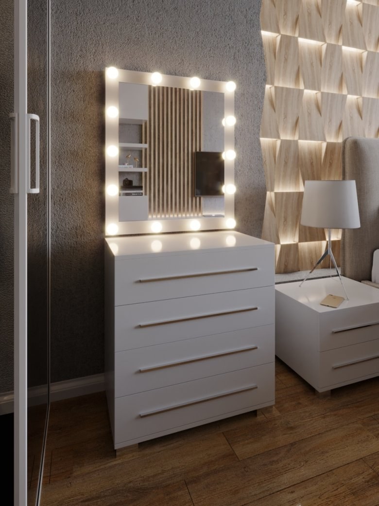 Комод с зеркалом в спальню