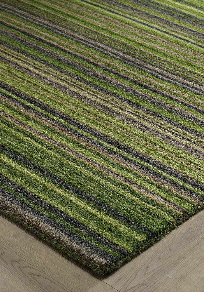 Ковер безворсовый зеленый