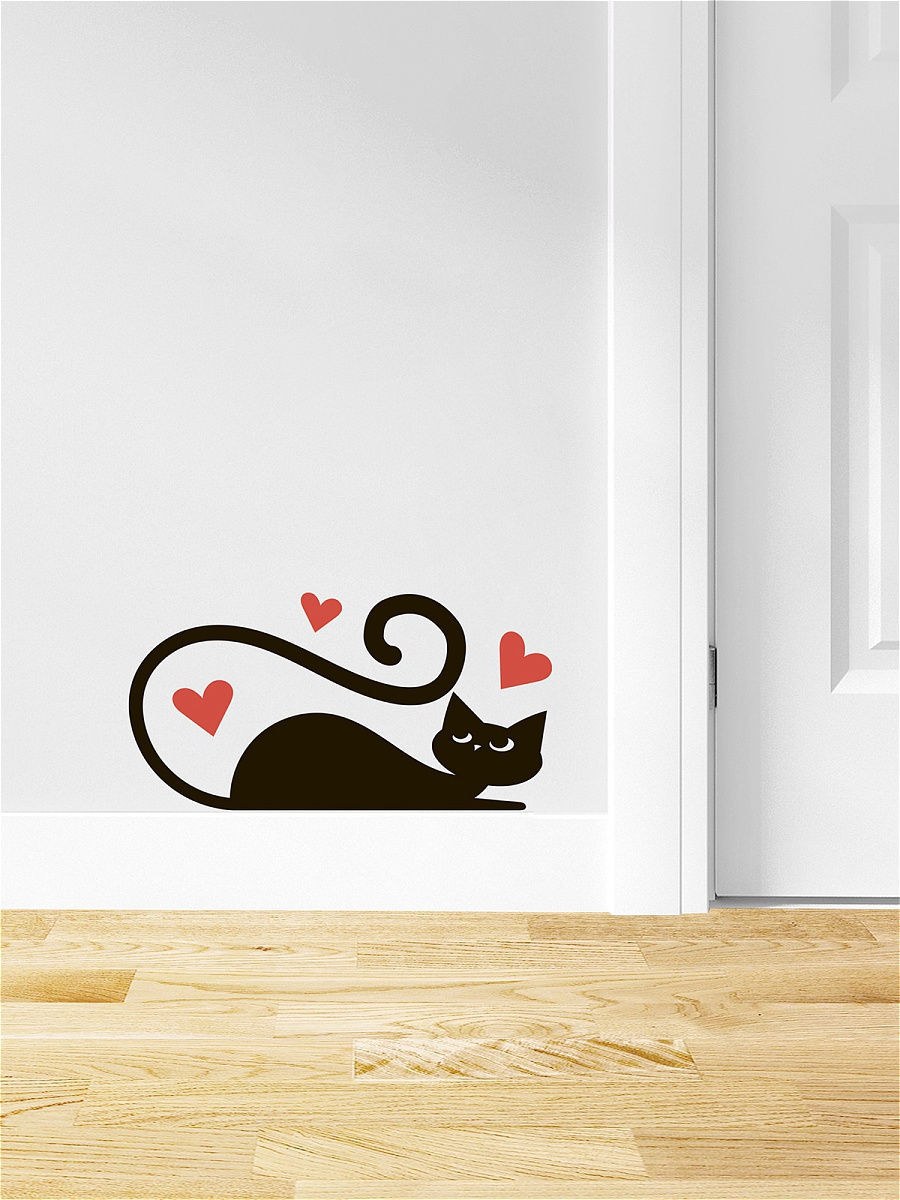 Интерьерная наклейка кошки