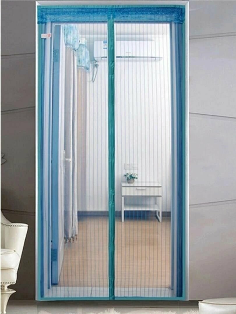 Магнитная москитная сетка на дверь (63 фото)