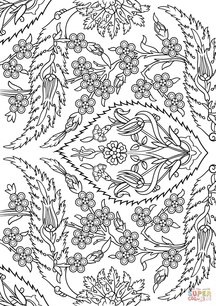 Исламские орнаменты раскраски