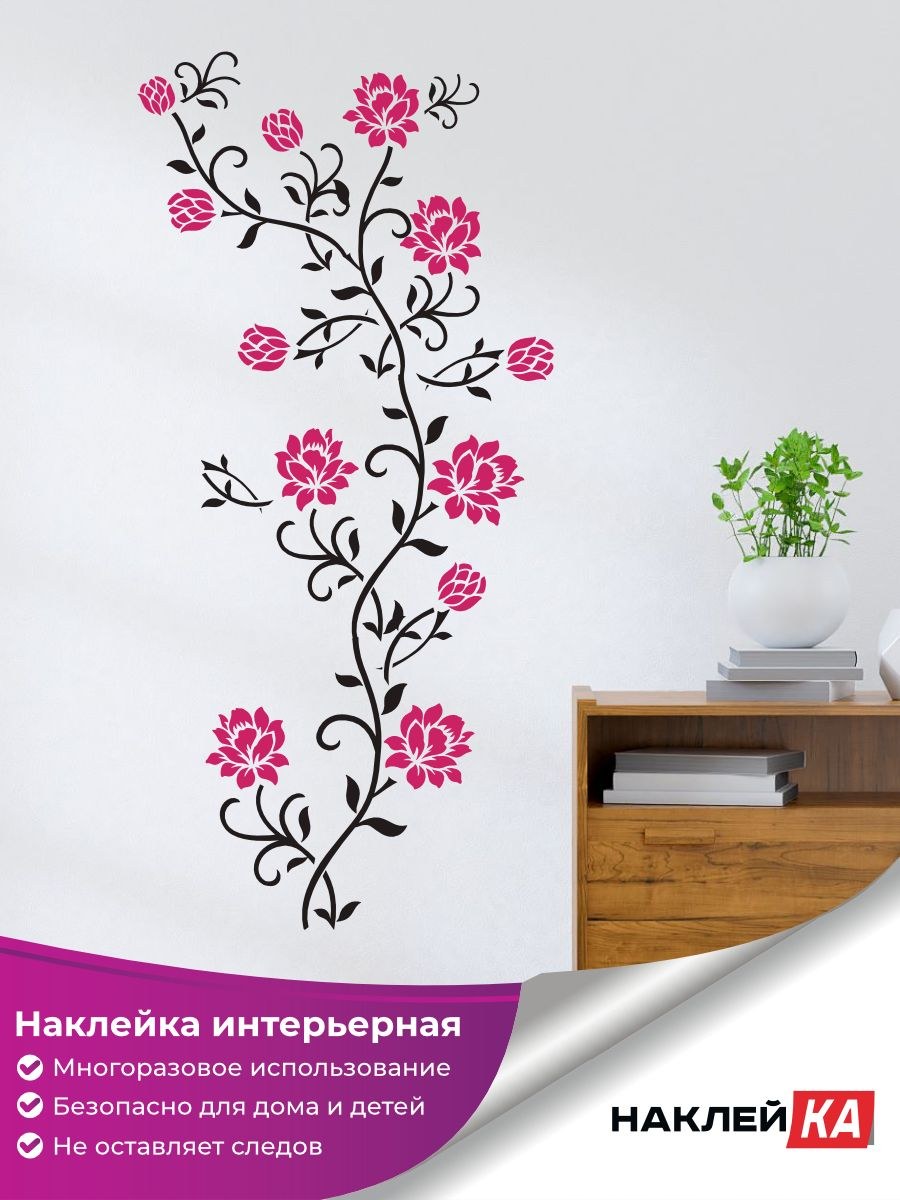 Наклейки с едой для интерьера