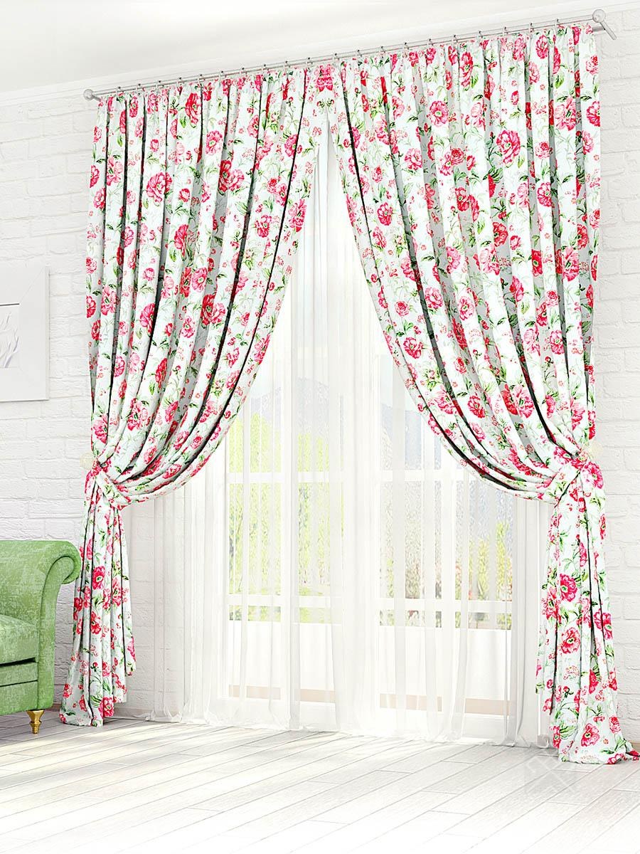 Штора Параскева розы