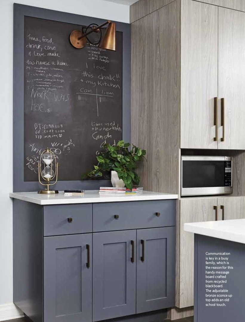 Графитная доска на кухне