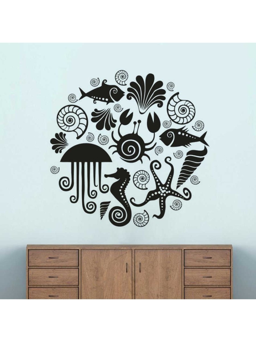 Наклейки интерьерные на стену для декора животные (60 фото)