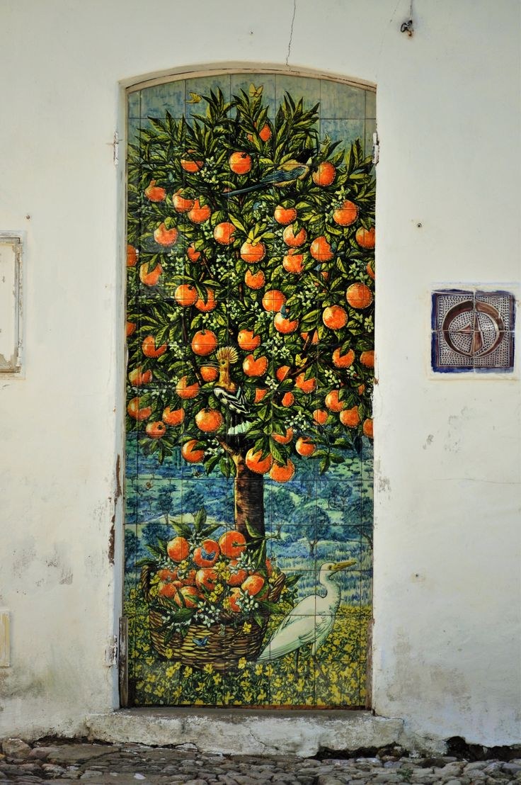 Мандариновое дерево Марокко мозаика