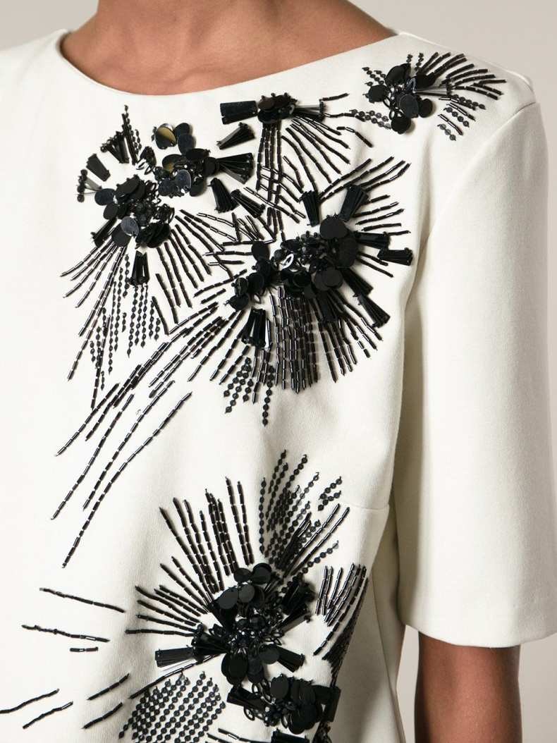 Необычная вышивка на одежде