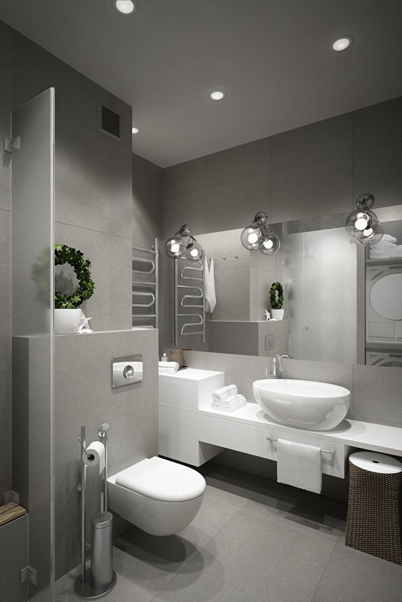 Интерьер ванны в олнокомнатной кв