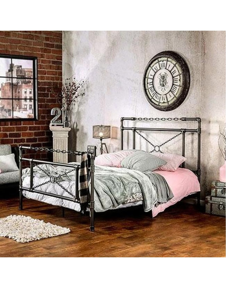 Спальня в стиле лофт Индастриал