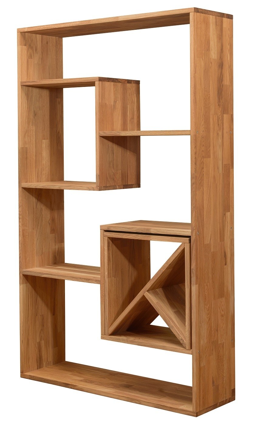 Стеллаж "Ханс 2" массив дуба Стенлес