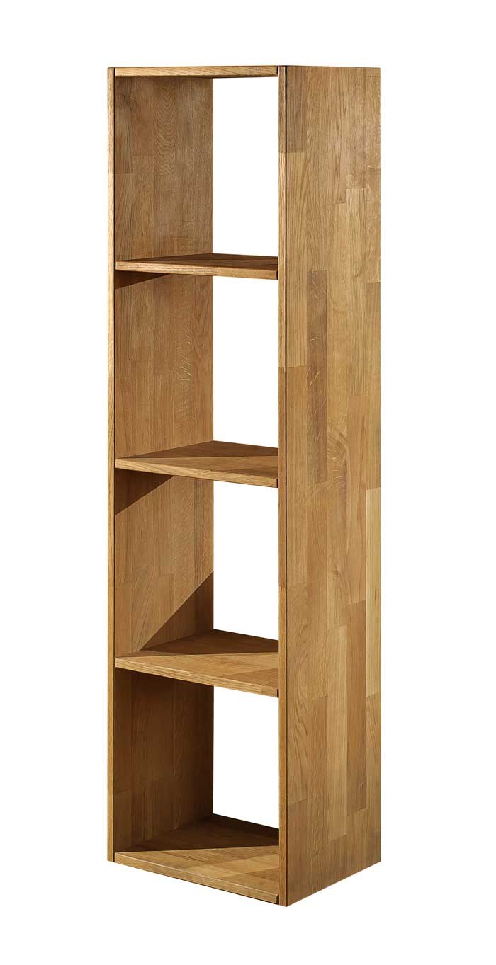 Дубовый стеллаж (76 фото)